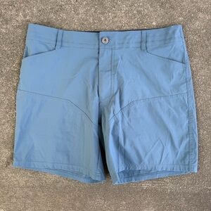 KÜHL Renegade Rock 7” Shorts Size 36 Charcoal Blue Outdoor Adventure Performance